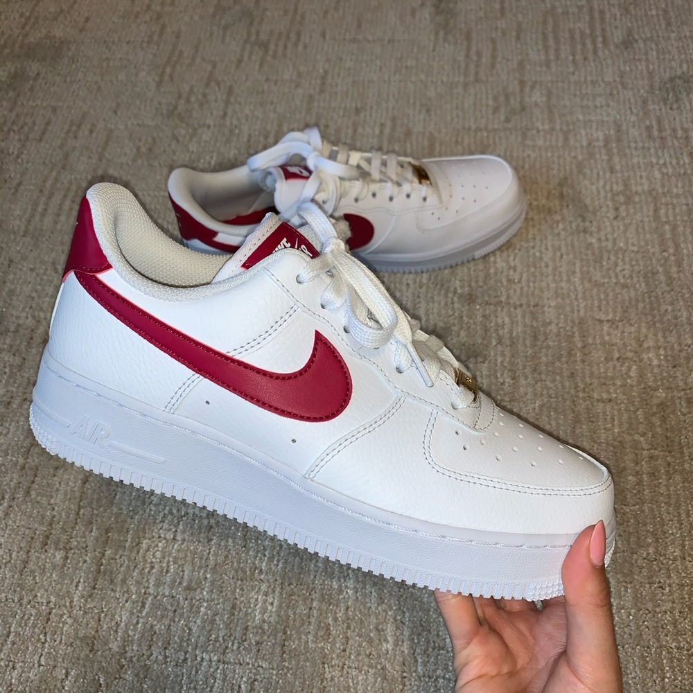 NWT Red and White Nike AF1s